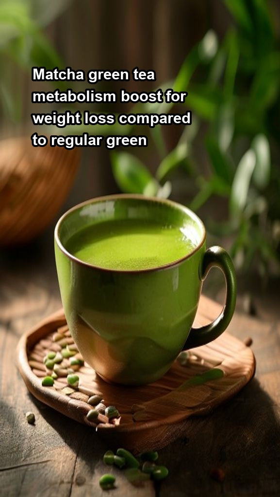 Matcha green tea metabolism boost for weight loss compared to regular ...