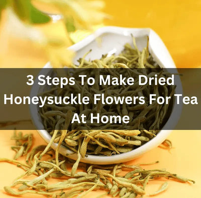 3 Steps To Make Dried Honeysuckle Flowers For Tea At Home