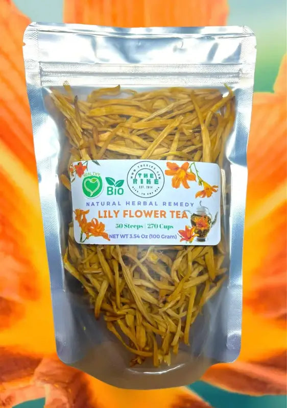 dried lily flower substitute Fragrant Dried Lily Flower Tea Lilies petal Flower tea Herbal Tea 100 gram