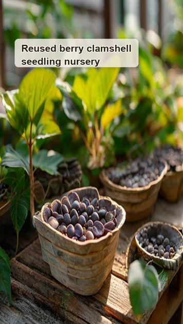 Reused berry clamshell seedling nursery - low-cost airflow to reduce ...