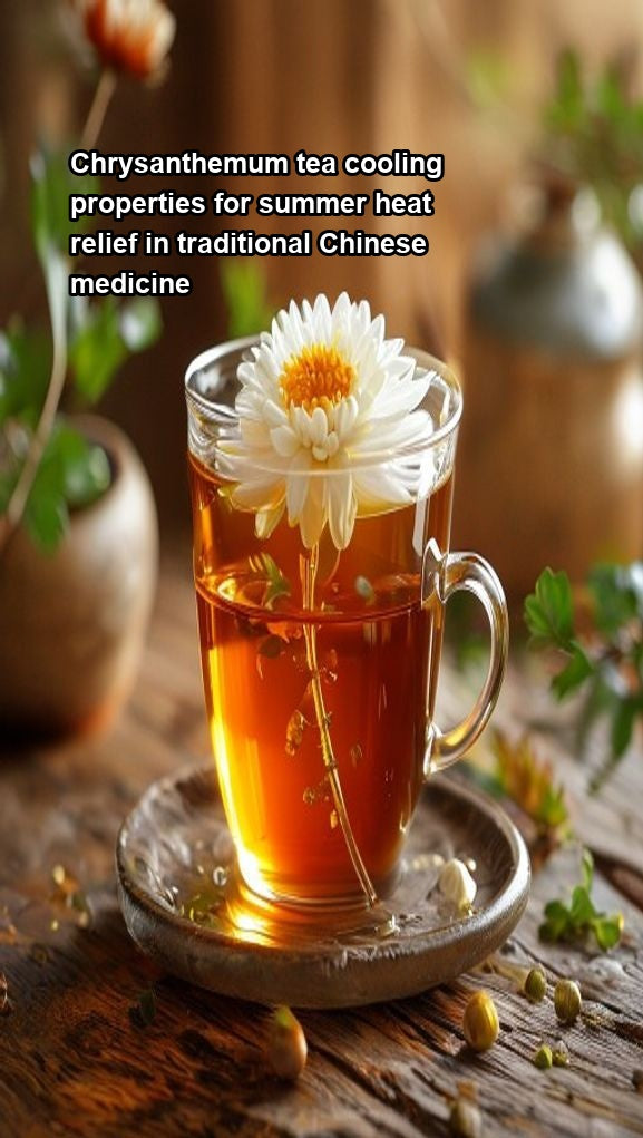 Chrysanthemum tea cooling properties for summer heat relief in ...