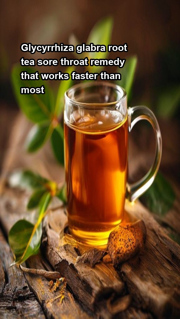 Glycyrrhiza glabra root tea sore throat remedy that works faster than ...