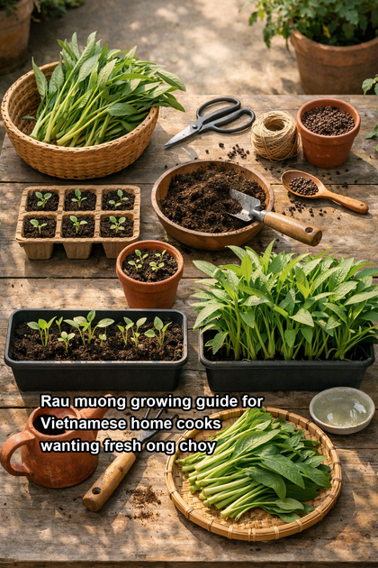 Rau muong growing guide for Vietnamese home cooks wanting fresh ong ...