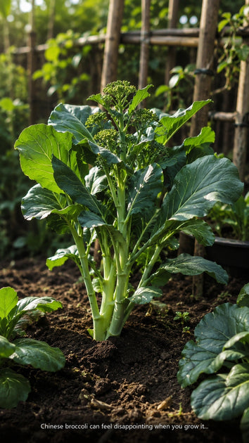 Chinese Broccoli - 3 Edible Harvests From One Container