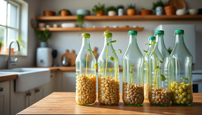 Recycled Bottle Sprouts: How to Grow Crisp, Flavorful Bean Sprouts Indoors