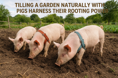 Tilling a Garden Naturally with Pigs: Harness Their Rooting Power