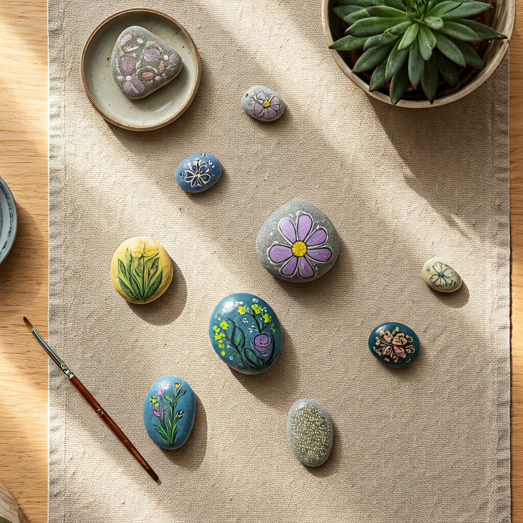 Painted Pebbles: 24 Garden Art Ideas and Tips
