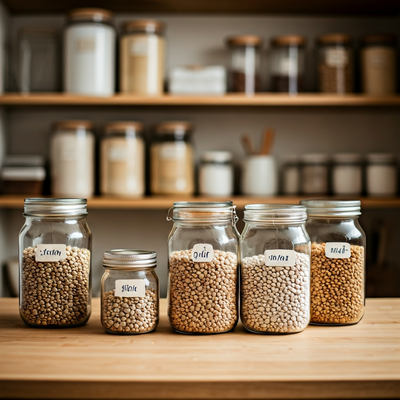 Food-Safe Storage for Dry Goods: Glass vs Mylar