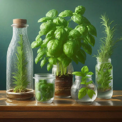 Growing Herbs in a Small Hydroponic Garden