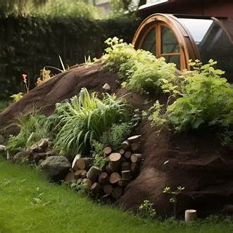 Maximize Your Garden with Steep Hugel Beds: Efficient, Raised Mound Gardening