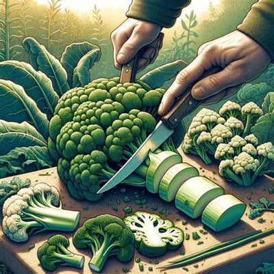 Unlock Continuous Harvests: The Remarkable Secret of Quartering Broccoli and Cauliflower Stems