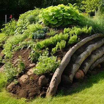 Boost Your Harvest with Steep Hugel Beds: Efficient Design for Maximum Yield