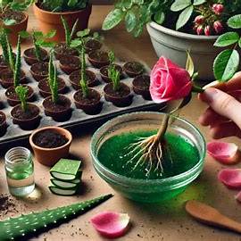 How to Propagate Roses Using Aloe Vera: A Natural Rooting Secret That Actually Works