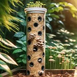 How to Build a Mushroom Tower: A Beginner-Friendly Guide to Vertical Gardening