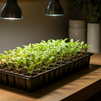 Seed Starting Indoors: LED Height, Heat Mats & Simple 10‑Seed Viability Tests