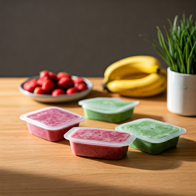 Smoothie Meal Prep: Freezer Packs With Tea-Infusion Cubes