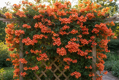 The Beauty and Benefits of the Orange Trumpet Vine