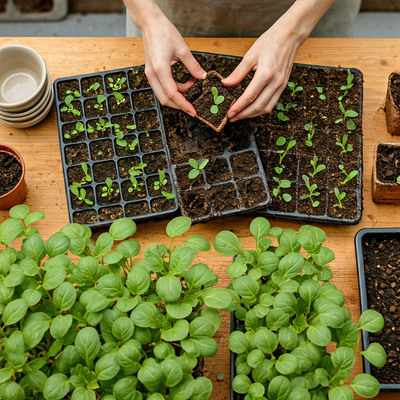 Thinning Without Waste: How to Transplant Extras Into New Pots