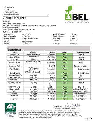 Our Agriculture Certifications