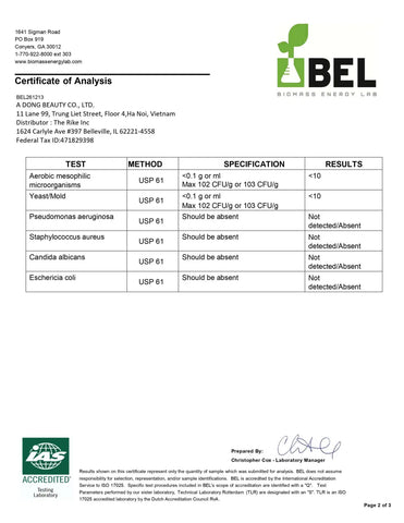 Our Agriculture Certifications