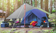 Rainproof Camping Tarp Shelter Indigo Eurybia