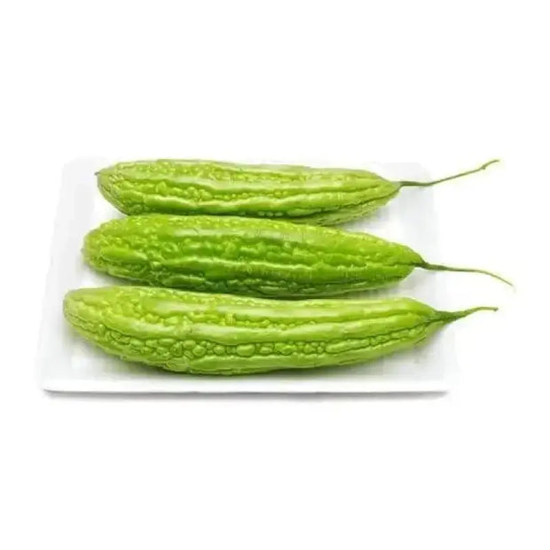 30 Seeds Green Skin Long Bitter Gourd Seeds Bitter Melon Seeds Ku Gua Asian Vegetable Karela Momordica charantia Vegetable Seeds Khổ Qua Mỡ Trái Dài Great germinations - The Rike Inc