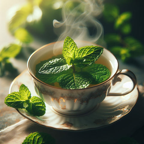Relieve Stomach Discomfort with Peppermint Tea