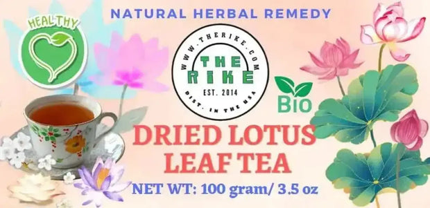 lotus tea herbal tea 100-gram lotus Leaf Tea liancha yeoncha tra sen lotus leaves loose tea - The Rike Inc