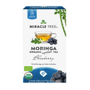 Miracle Tree's Organic Moringa Tea, Blueberry Gold Milo