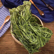 100-gram - Dried Gong Cai Leaf - Celtuce (Rau Tien Vua) for Tea & Cooking - Leaf Tea Gongcai / Kong-tsai Sea Celery / Taigan asparagus lettuce / Long Stem Cabbage The Rike