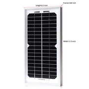ACOPower 5 Watt Mono Solar Panel for 12V Battery Charging Fuchsia Rose