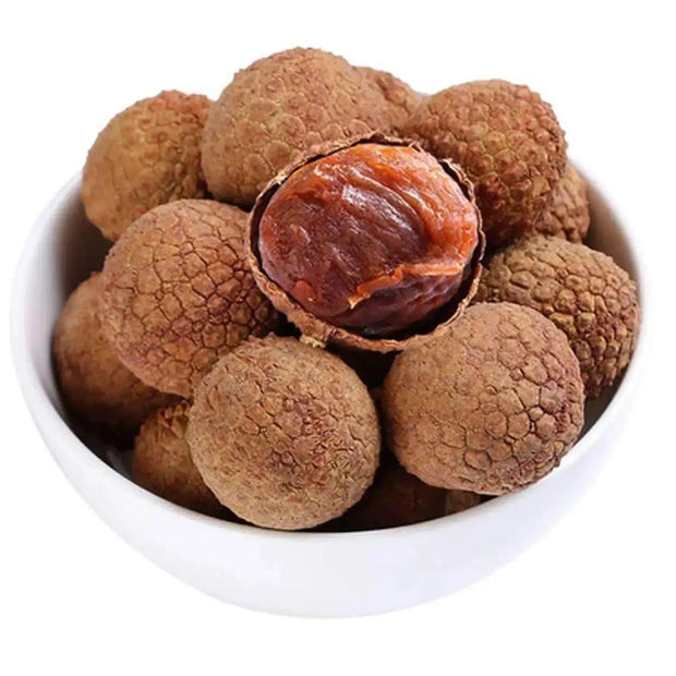 300-gram - Dried Litchi/Lychee Fruit (Trai Vai Kho) - Whole Plump Natural Sun-Dried Lichee Fruit Snack With Shell, Tropical Dry Fruit From Vietnam - The Rike - The Rike Inc