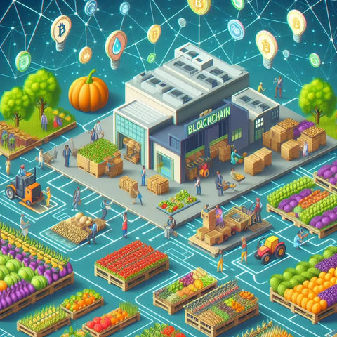 Blockchain-powered agricultural supply chain and marketplace in sustainable food centers