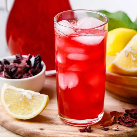 HOW TO MAKE HIBISCUS TEA WITH FRESH FLOWERS