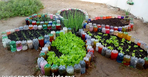 Upcycling plastic bottles