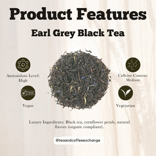 Ceylon Black Tea with Bergamot and Blue Cornflowers