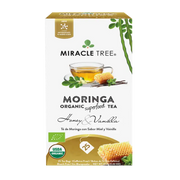 Miracle Tree's Organic Moringa Tea, Honey & Vanilla Gold Milo