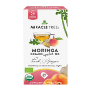 Miracle Tree's Organic Moringa Tea, Peach & Ginger Gold Milo
