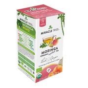 Miracle Tree's Organic Moringa Tea, Peach & Ginger Gold Milo