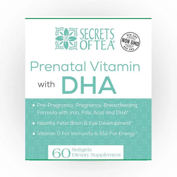 Prenatal Vitamin + DHA (60 Day Supply) Green Asteria