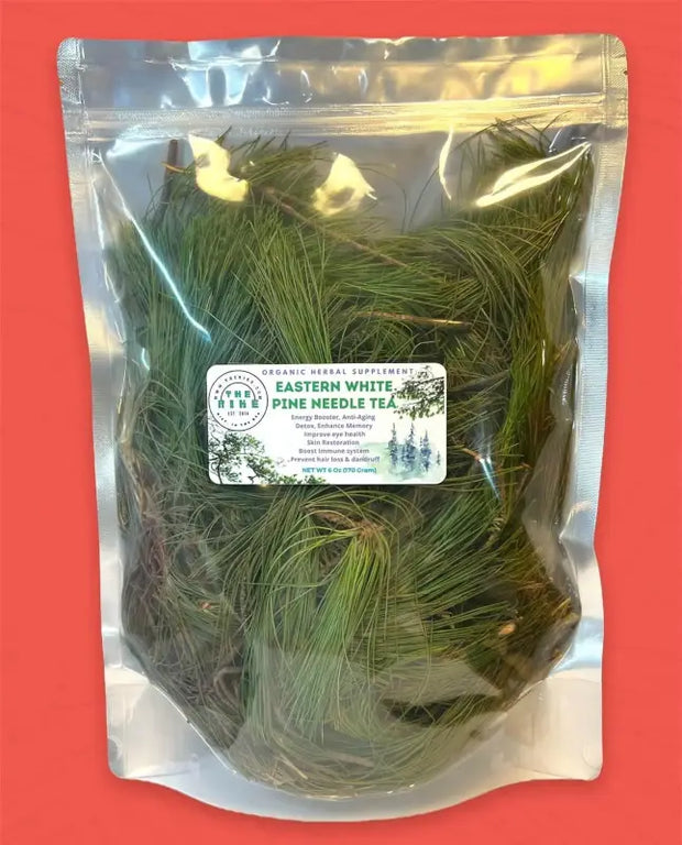 Pine Needle Tea Eastern White Pine Needles Tea Leaf Herbal Tea Dehydrated Smudging Incense Pine Tree Loose Leaf Tea 453 gram 1lb (1 pound) Ilinois USA - The Rike Inc