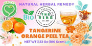 Orange Peel Dried Tangerine Peel Tea Mandarin Orange peel tea Tran Bi Herbal Tea citrus fruit tea for Antioxidants, Skin Health, Boost Energy, Immune System 100 Gram - The Rike Inc