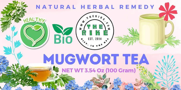 Dried mugwort Herbal tea Mugwort Leaves Tea 100-gram Artemisia vulgaris Riverside Wormwood, Felon Herb, Chrysanthemum Weed herb - The Rike Inc