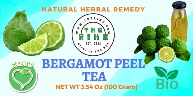 Dried Bergamot Peel Herb Tea Citrus bergamia Herbal Tea 100 Gram natural herb remedy - The Rike Inc