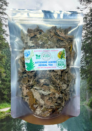 Organic Artichoke Leaves Tea Herbal Tea Alcachofa Hierba/te, Artichoke leaf 100 Gram Cynara cardunculus var. scolymus green artichoke leaf tea support Skin Health, Boost Energy - The Rike Inc
