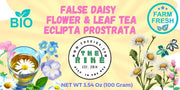 100-gram Eclipta Alba tea - YERBA DE TAJO False Daisy Flower Leaf Tea - Natural Eclipta Prostrata - Pure & Authentic Gunta Kalagaraku Herbal Tea