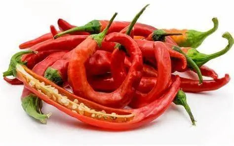 600 Cowhorn Pepper Seeds - Hot Chili Pepper Cow Horn Pepper Seeds Non-GMO - Supper hot Chilli Pepper Seeds - The Rike Inc
