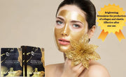 The Rike 24K Gold Facial Mask (3 Pack) Boosting Collagen Facial Mask Brightening Detoxify skin anti-aging Gold Mask - The Rike Inc