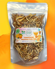 Dried Organic Tangerine Orange Peel Herbal Tea Tran BI 100 Gram 3.5 oz Detox Tea for Antioxidants, Skin Health, Stress Relief, Boost Energy - The Rike Inc