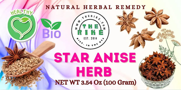 Dried Star Anise spice (Hoa Hoi) Whole Star Anise pods 100 gram Pimpinella anisum aniseed anis estrella - The Rike Inc